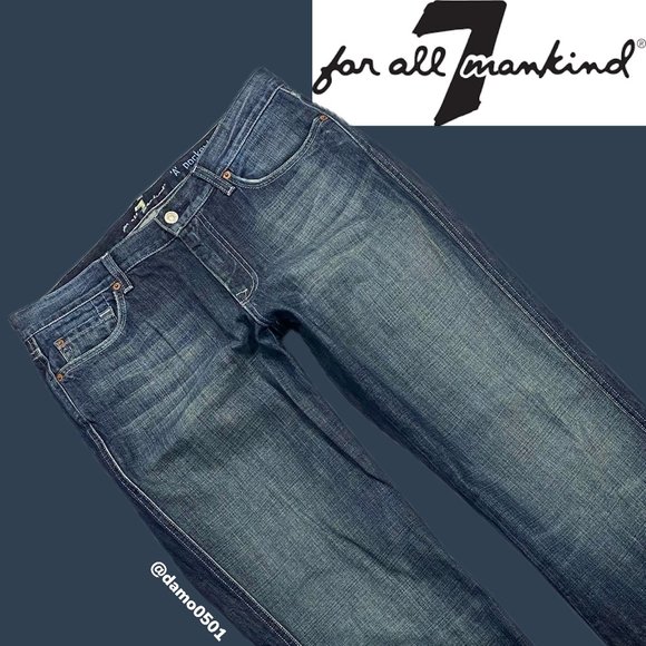7 For All Mankind Other - 7 For All Mankind 'A' Pocket Boot Distressed Jeans